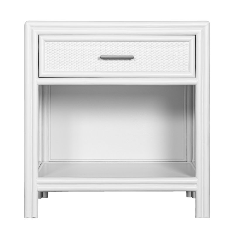 Aruba 1 - Drawer Nightstand, White