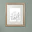 « simple fleur doodle », impression sur toile encadrée-70582985-19607714-19607712
