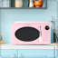 Four à micro-ondes rétro - 0,7 pi cu et 700 watts-119222756
