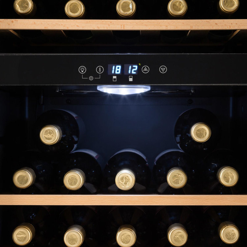 Klarstein Dual Zone 48cm Freestanding 54 Bottle
