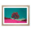 A Pink Tree in Malaga Spain in Abstract - Framed Print-55629374-55629379