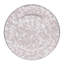 Taupe Swirl Enamelware Dinner Plate