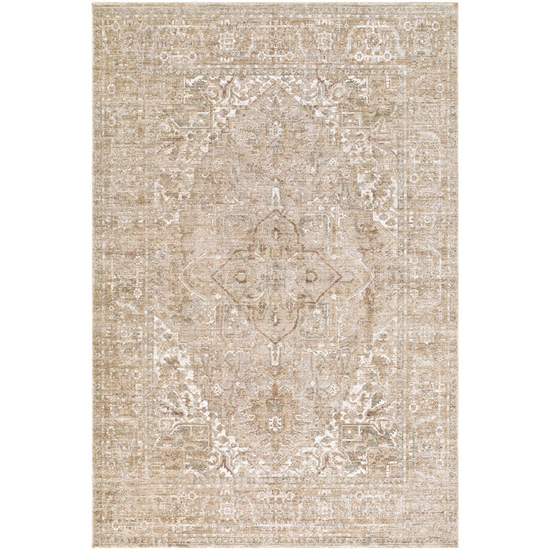 Rachel Zoe x Livabliss The Vintage Edit II Machine Woven Rug, Rectangle 9' x 12'6", Beige