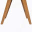 Tabouret de bar confortable en tissu rembourré de mousse avec une structure en bois d'hévéa durable et un dossier en plastique de canne tissé pour le bar et la cuisine-1752042026