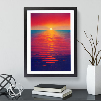 Bedazzled Ocean Sunset - Wall Art