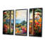 «Tropical Windows View Blooms 4 - Coastal Windows», art mural-1916625827-1916625826