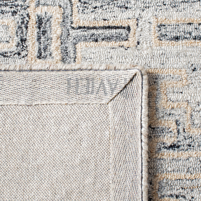 Abstract Hand Tufted Performance Abstract Rug, Rectangle 2' x 3'