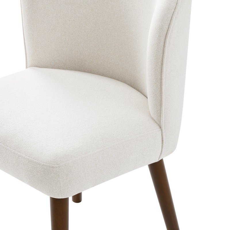Chaise rembourrée Davia, Blanc