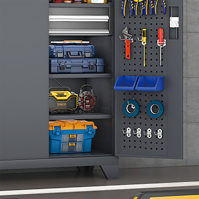 Garage Storage Locker Parking Lockers, Grey
