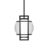 Luminaire suspendu cylindrique à DEL 1 lumière Charm
