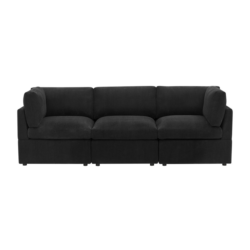 Freywall Sofa, Black