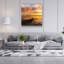 Stunning Decorative Tempered Glass Painting, 19.7 x 19.7 Inches | 100% Tempered Glass, Thickness: 0.16 Inches | UV Printing for Vibrant Colours | Perfect for Home Décor, Living Room or Office Wall Art