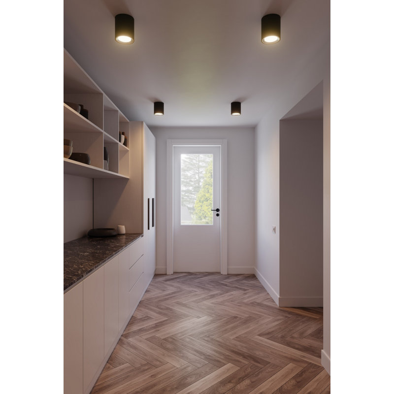 Flush Mount, Black