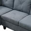 Canapé modulaire rembourré réversible avec repose-pieds-133527310-133527312