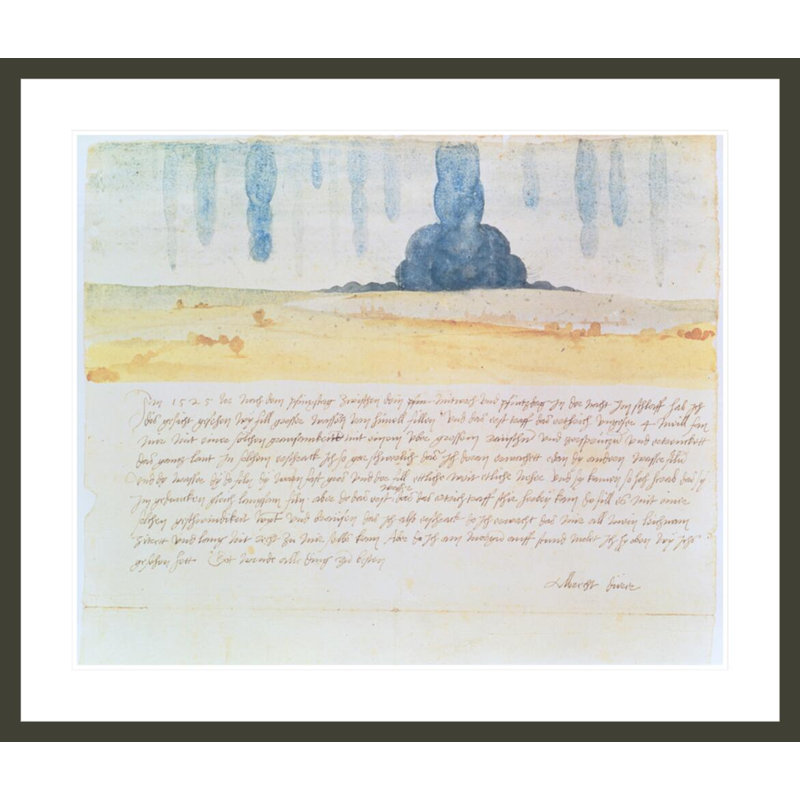 «A Vision» par Albrecht Dürer, impression giclée sur cadre, H 33,5 po x l 39,22 po