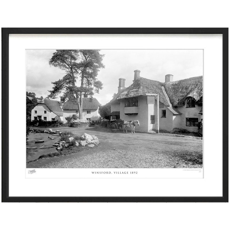 Winsford, Village 1892 - Single Picture Frame Print, 45cm H x 60cm W x 2.3cm D
