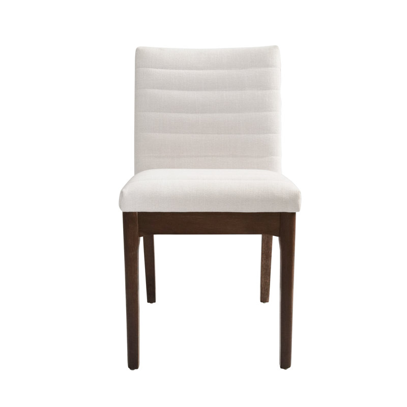 Chaises parsons rembourrées Aliff, Beige clair