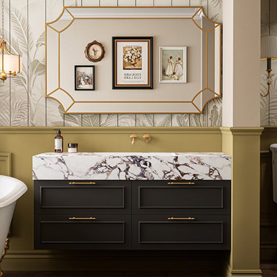 French style simple fashion bathroom cabinet