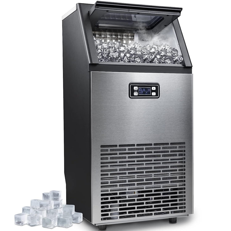 Havato 100 lb. Daily Production Clear Ice Freestanding Ice Maker