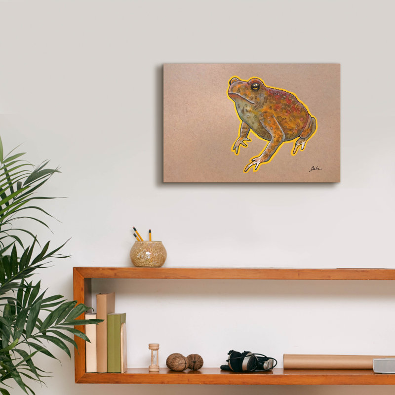 Epic Graffiti 'Toady'  by Bebe Keith Canvas Wall Art, 18" x 12"