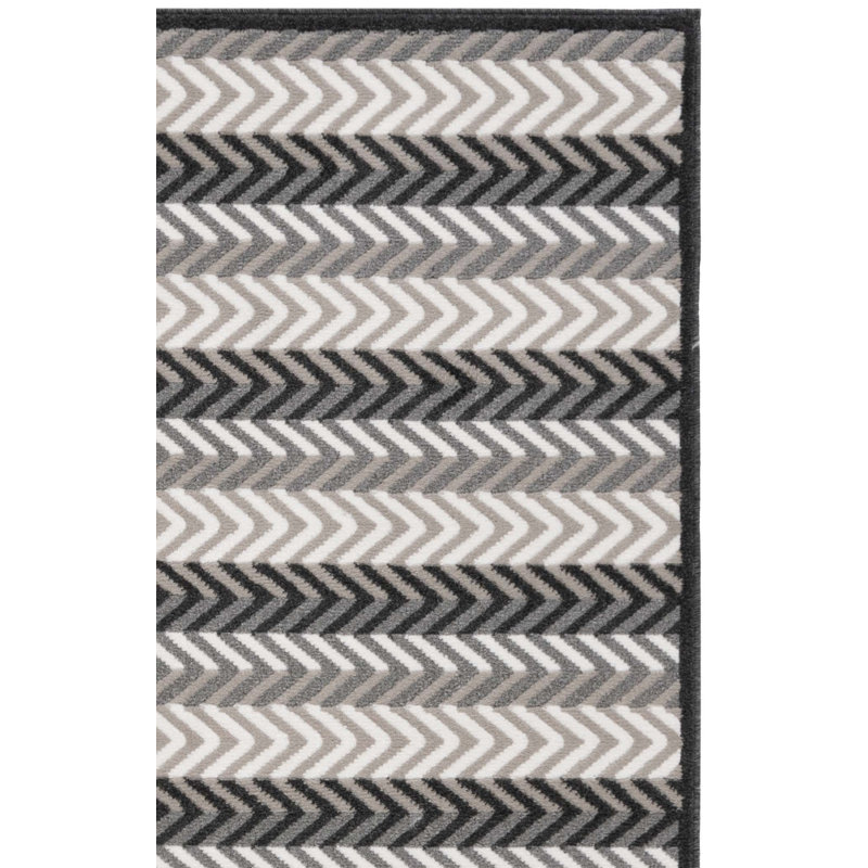 Lisel Performance Striped Rug, Runner 2'2" x 8'