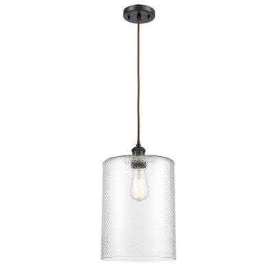 Luminaire suspendu cylindrique à 1 lumière Leilani