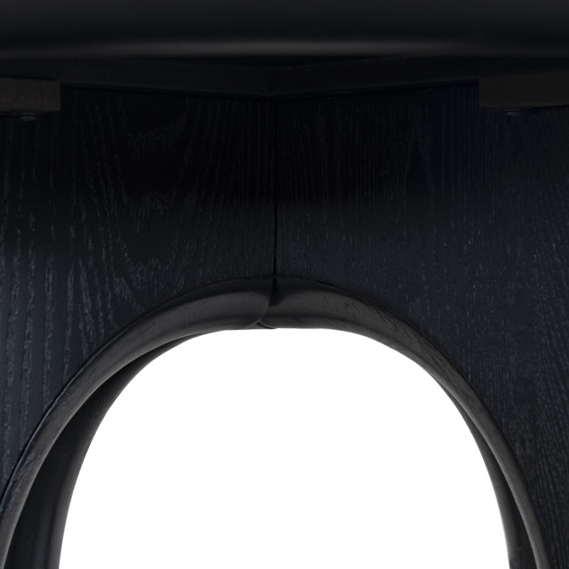 Olivetta Round Dining Table, Black