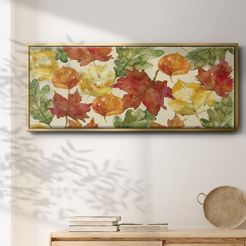 Autumn Leaves- Framed Canvas