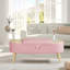 Banc de rangement repose-pieds en tissu avec repose-pieds
