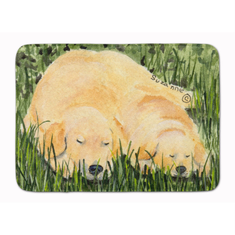 Tapis pour salle de bain à mousse mémoire retriever