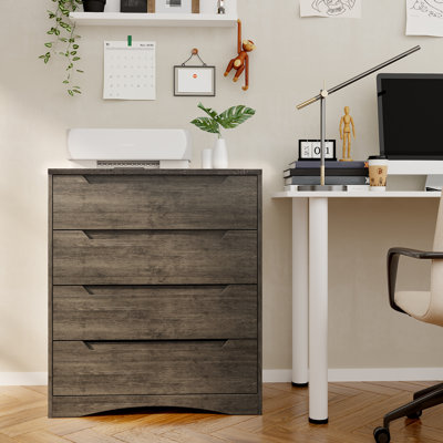 Michiaki 28.1" W 4-Drawer Dresser 