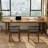 Modern Simple Rectangular Solid Wood Writing Desks-358382392