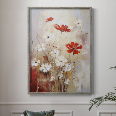 Reproduction encadrée FLORAL Series CCXCIV - bois massif