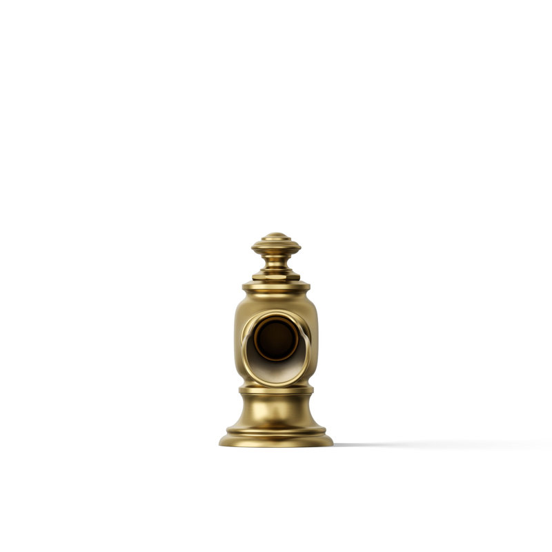 Artifacts® Flume Widespread Bathroom Faucet, Vibrant Brushed Modern Brass