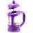 OVENTE French Press Coffee Maker 34 Ounce with Heat Resistant Borosilicate Glass & Stainless Steel 4-Level Filtration System, Portable Cold Brew Coffee Maker for Travel, Camping or Gift, Red FPT34R-11285100-14197459