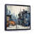 Black Floater Framed