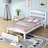 Twin Size Platform Bed Frame with Storage Drawer-1729236654