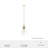 Klein 1 Light Glass Cone Pendant-70776548-70776544
