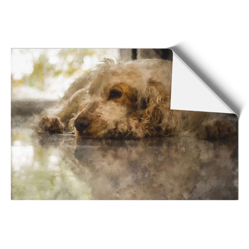 Cocker Spaniel Dog Painting - Frameless Print, 42cm H x 59cm W x 0.1cm D