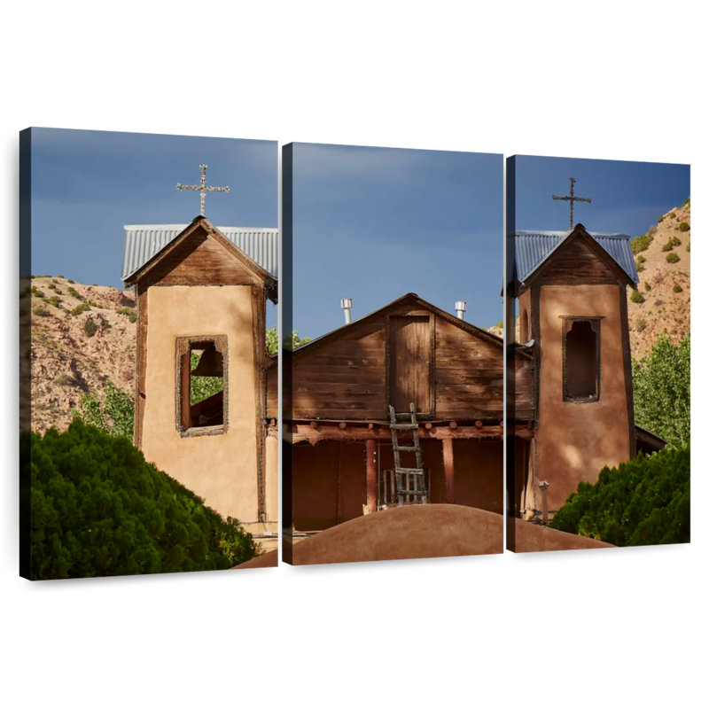 El Santuario De Chimayo, H 28 po x l 45 po