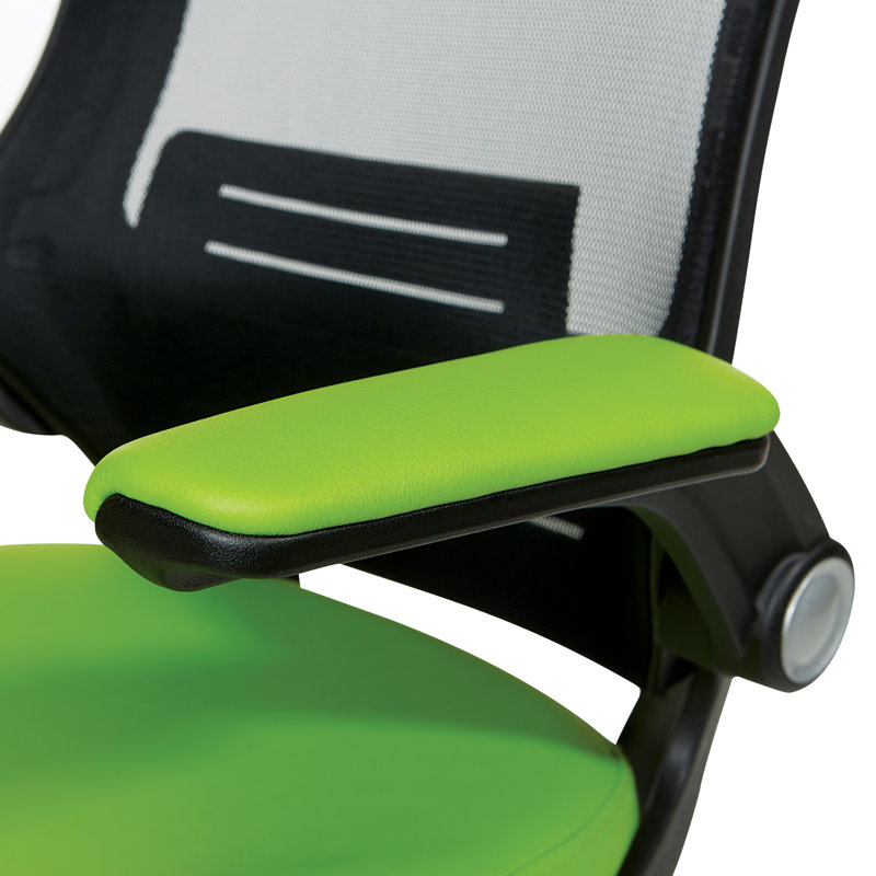 Eliphalet Task Chair, Black/Green