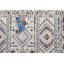 Tapis beige / bleu Southwestern-1533254445
