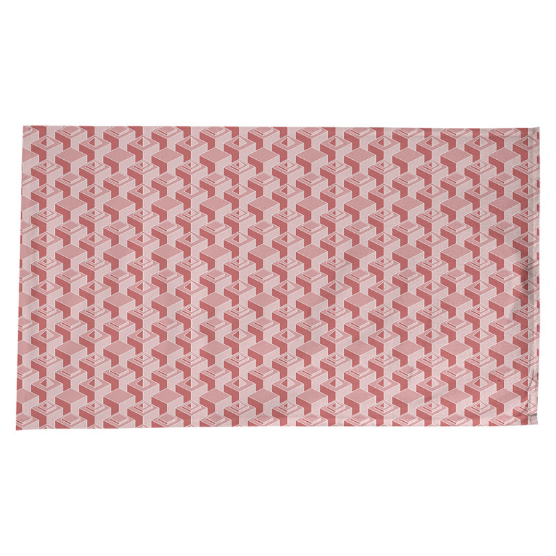 Nappe de gratte-ciels classiques, Rouge