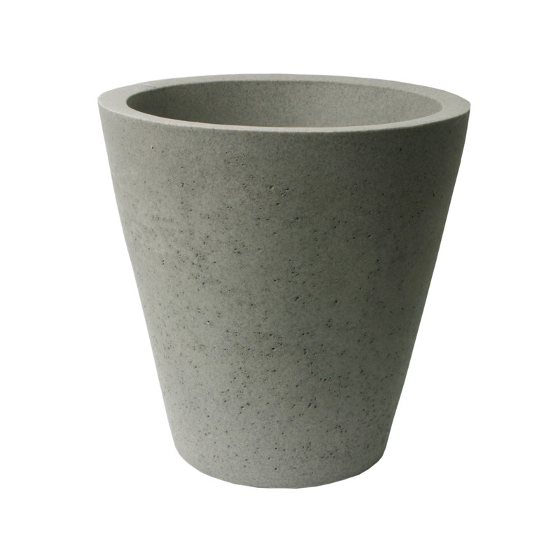 Pot à fleurs Emerson, H 21 po x l 20 po x P 20 po, Taupe