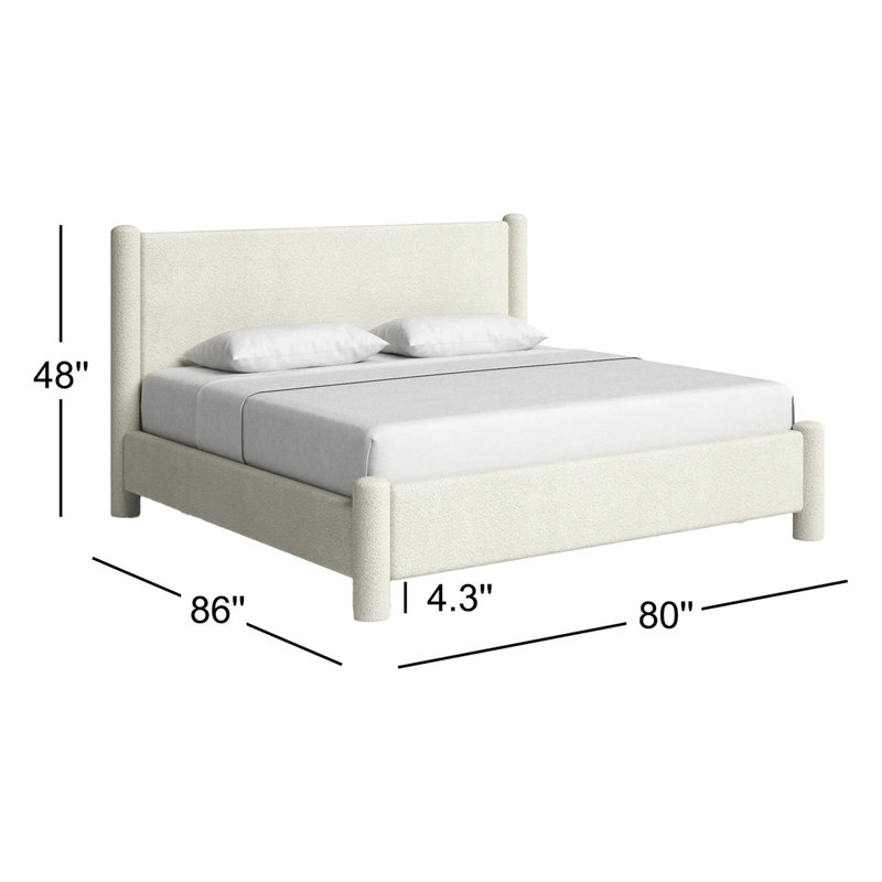 Asel Upholstered Bed, California King