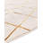 Latitude Run® Checks Nikica Rug White and Gold-1403088101