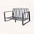 Double Sofa + Rectangular Coffee Table Set
