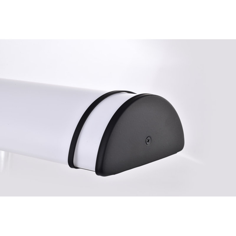 Luminaire de meuble-lavabo à DEL 49 po Florez - Finition nickel brossé - CCT au choix 3K / 4K / 5K, Noir mat