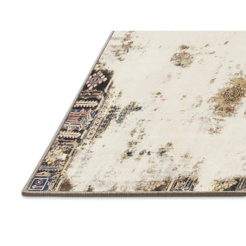 Abstract Indoor Rug, Rectangle 2' x 5'