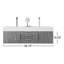 Mercer Island 60'' W Double Vanity-103172748-16265544-16265556